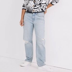 Madewell relaxed jeans cresthaven wash ripped edition